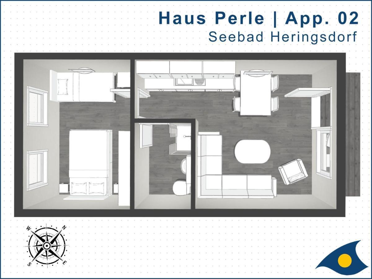 Haus Perle Whg 02 Διαμέρισμα Χέρινγκσντορφ Εξωτερικό φωτογραφία