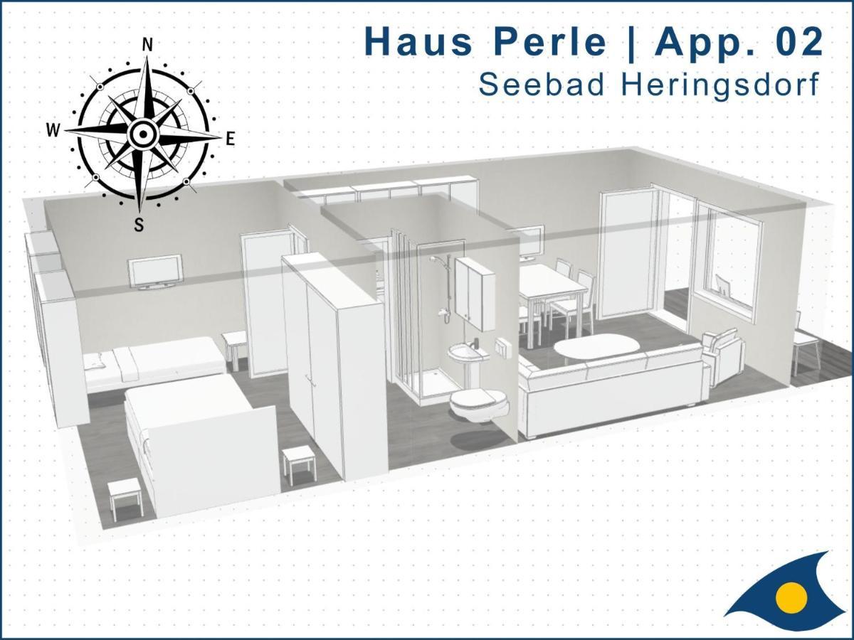 Haus Perle Whg 02 Διαμέρισμα Χέρινγκσντορφ Εξωτερικό φωτογραφία